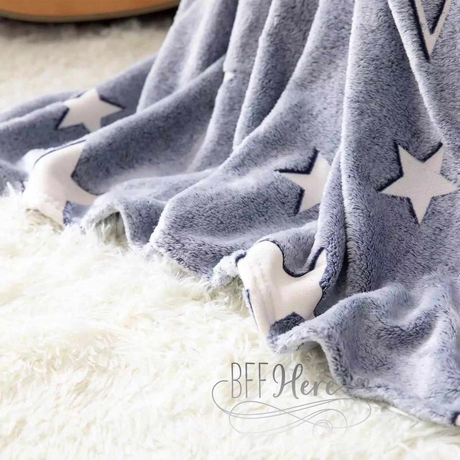 PREORDER—Glow In The Dark Star Blanket — Choice of Color - BFF Here