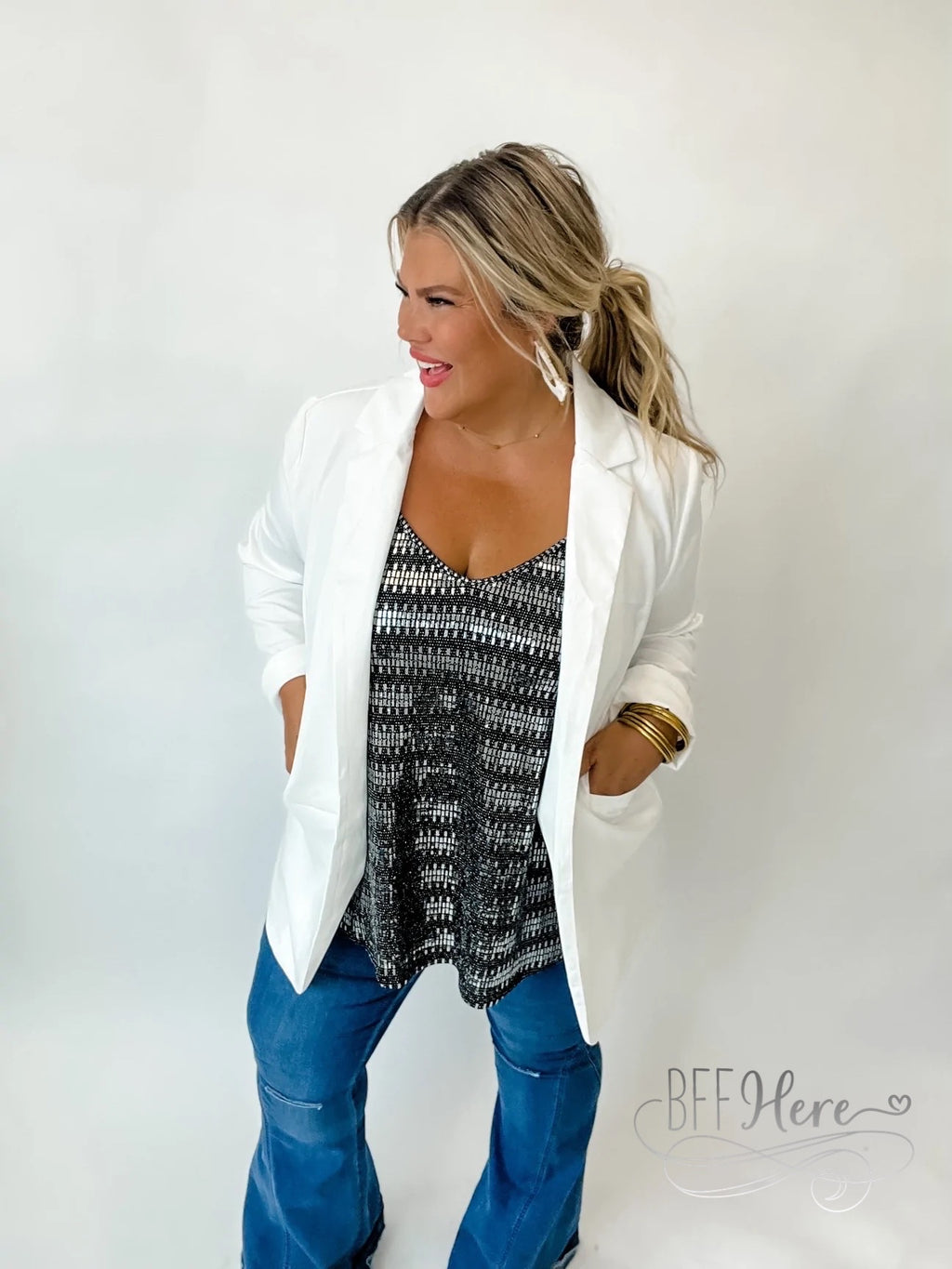 PREORDER—Portia Sparkle Tank Top - BFF Here