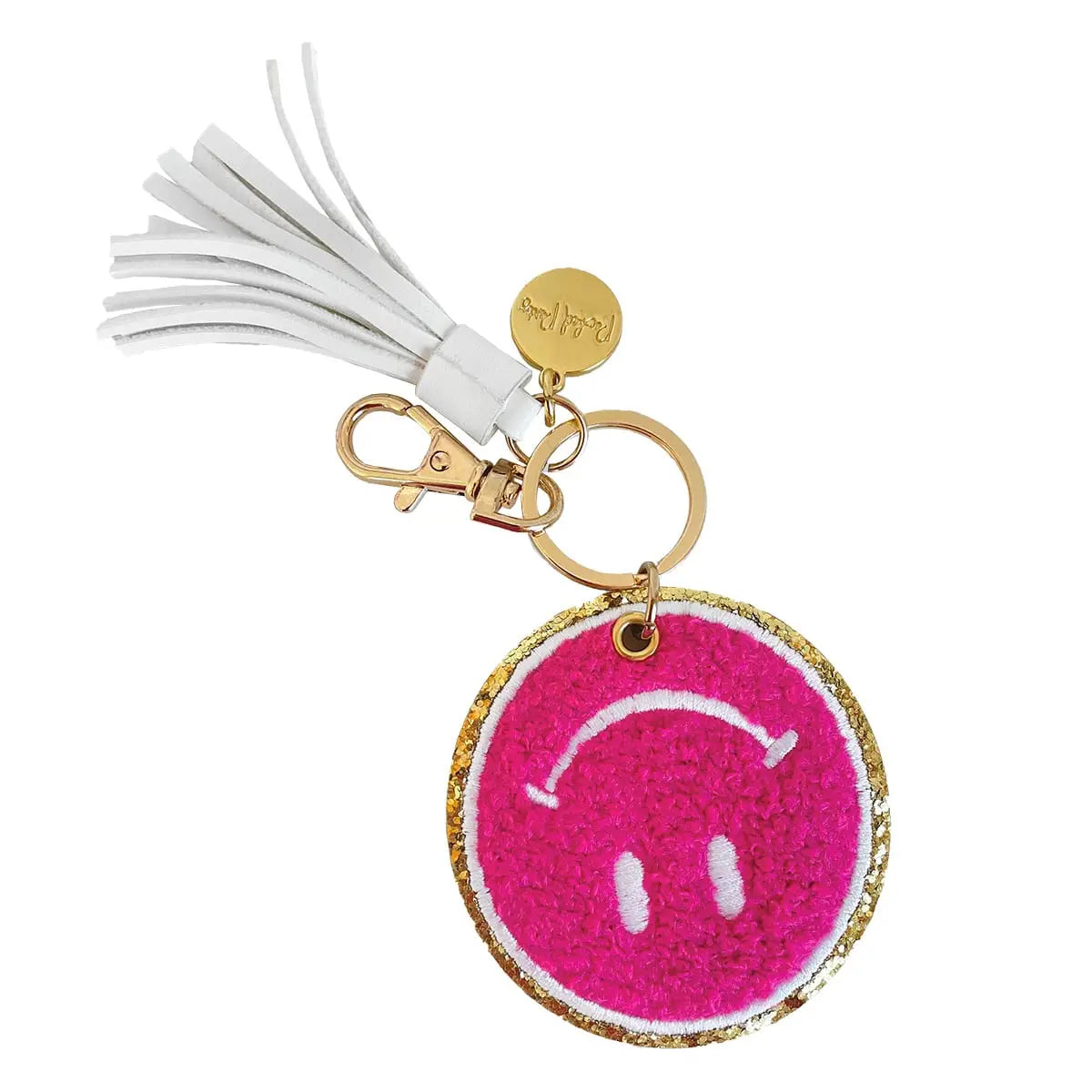 PREORDER—Keep Cozy Smiley Keychain by Packed Party — Cj - BFF Here