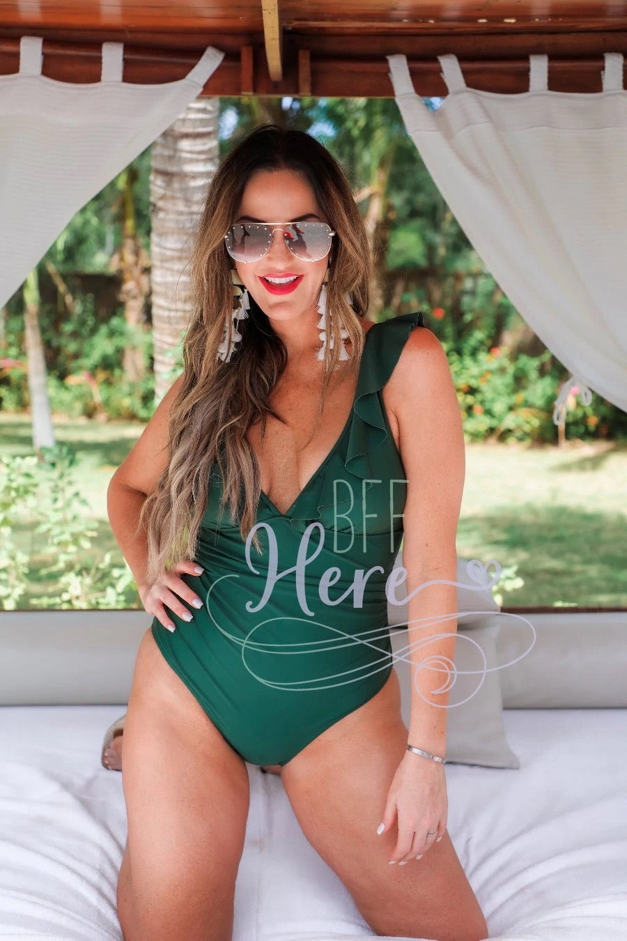 Costa Rica One Piece Swimsuit - BFF Here