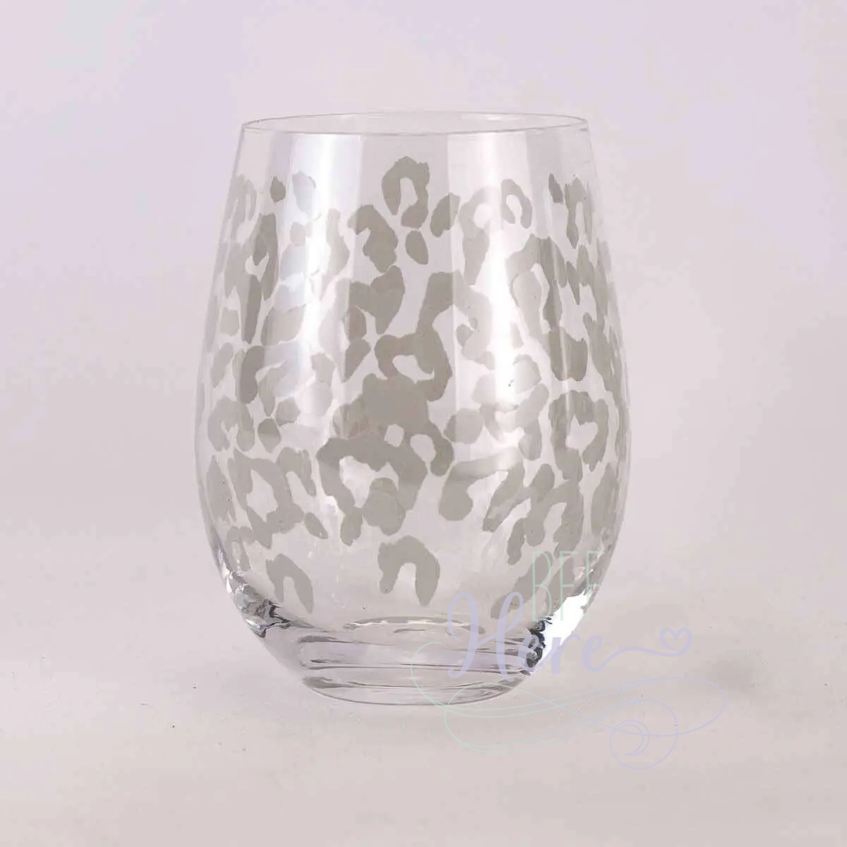 Leopard Wine Glass Gift Set - BFF Here