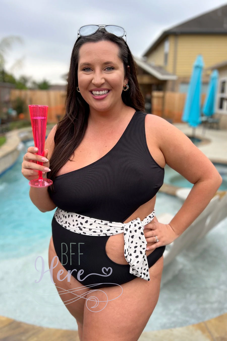 Bungalow Babe One Piece Swimsuit - BFF Here