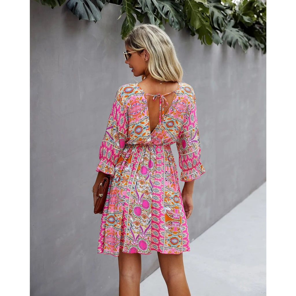 Misty Paisley Dress - BFF Here