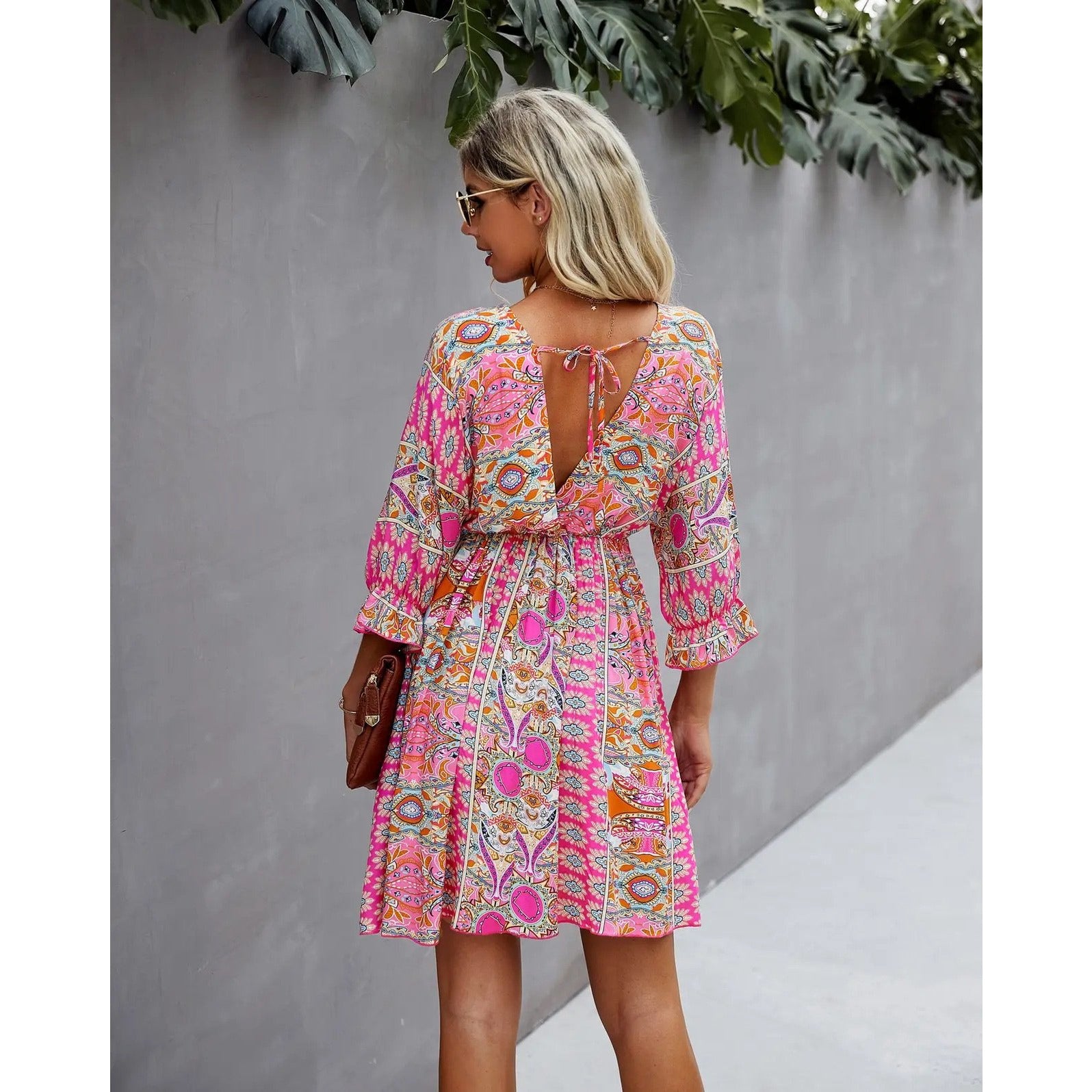 Misty Paisley Dress - BFF Here