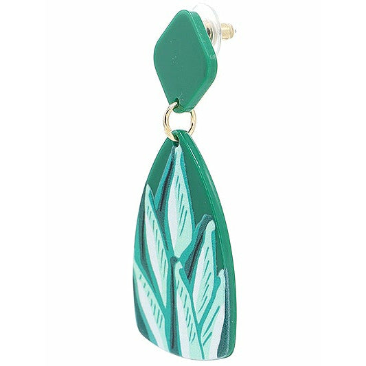 Hot Tropic Leaf Earrings - BFF Here