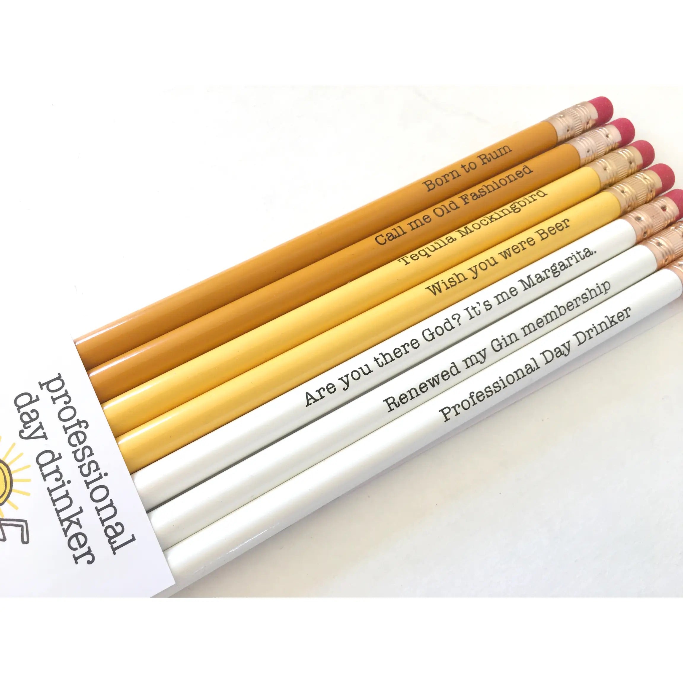 Professional Day Drinker Pencil Set - BFF Here
