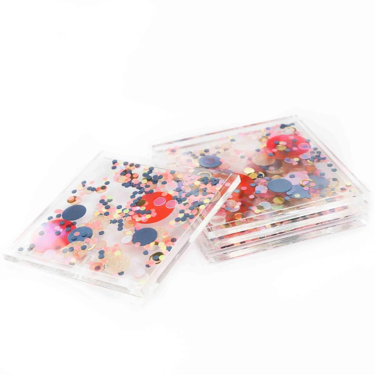 Just Coastin' Confetti Coasters by Packed Party - BFF Here