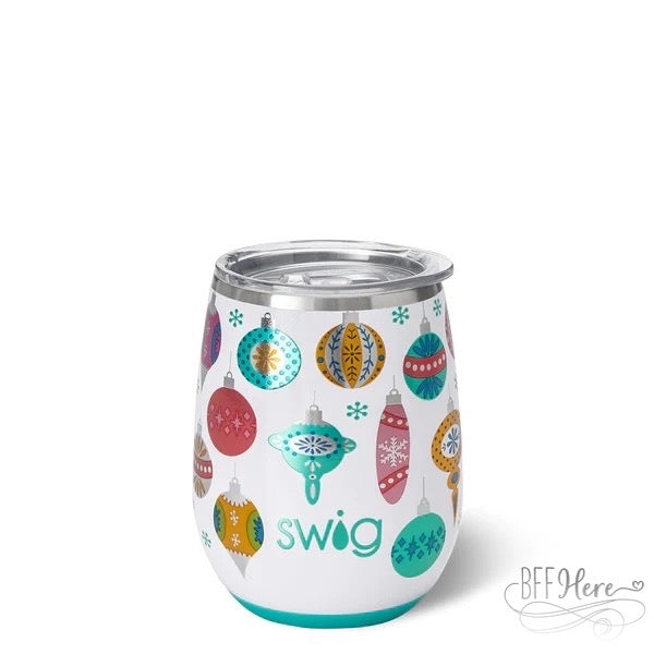 Tinsel Town Stemless Wine Cup (14oz) by Swig Life - BFF Here