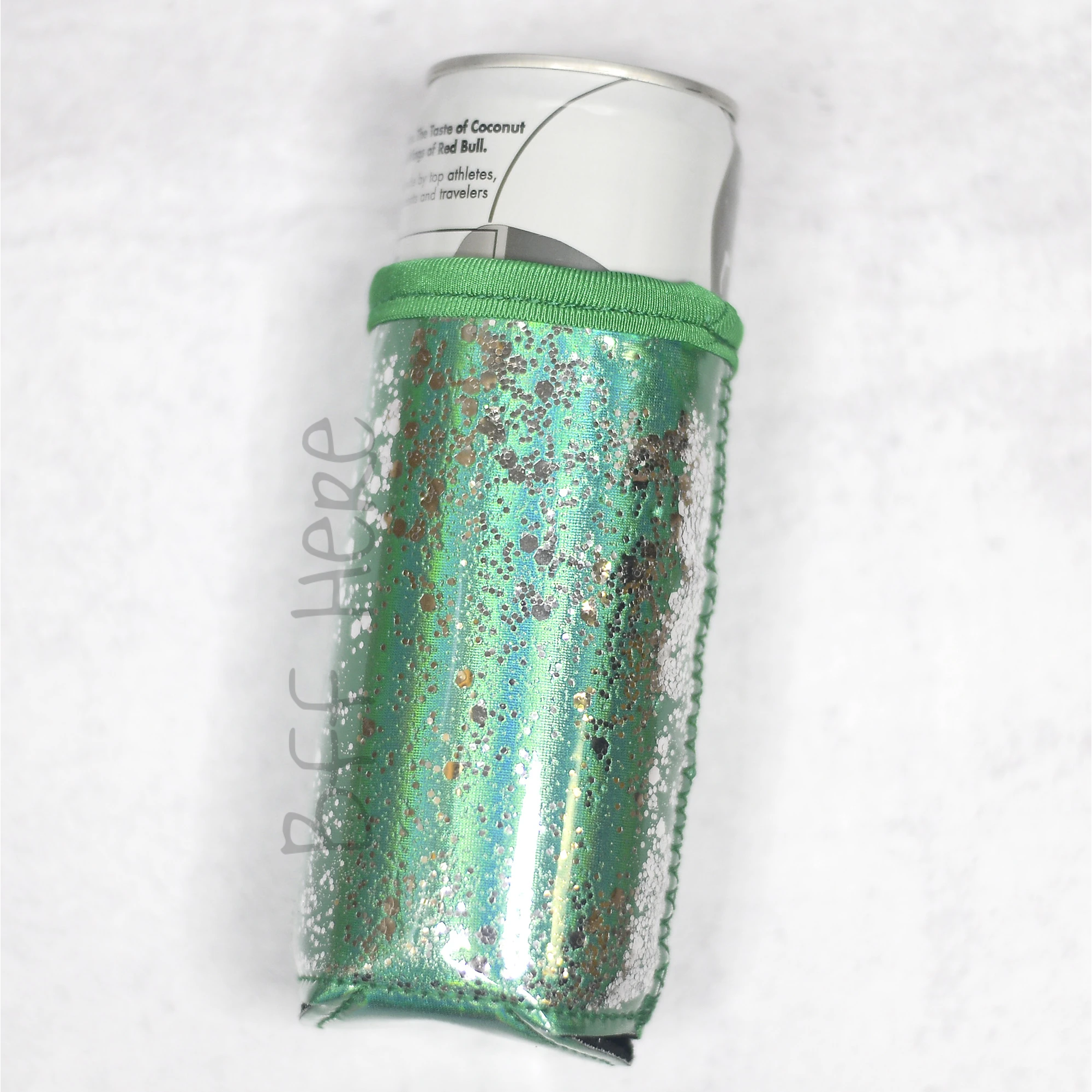 Glitter Slim Can Cooler - BFF Here