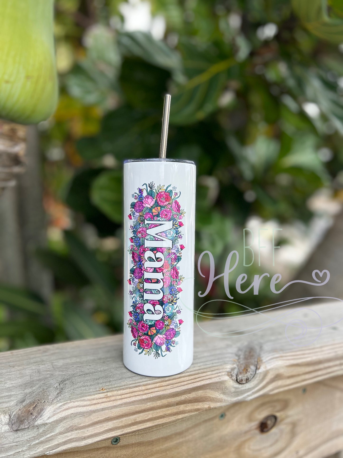 Mama Floral Tall Travel Cup - BFF Here