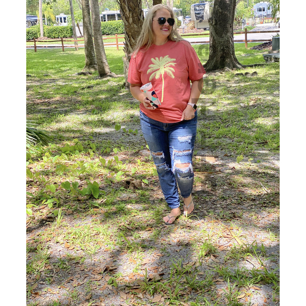 Tropical Palm T-Shirt - BFF Here