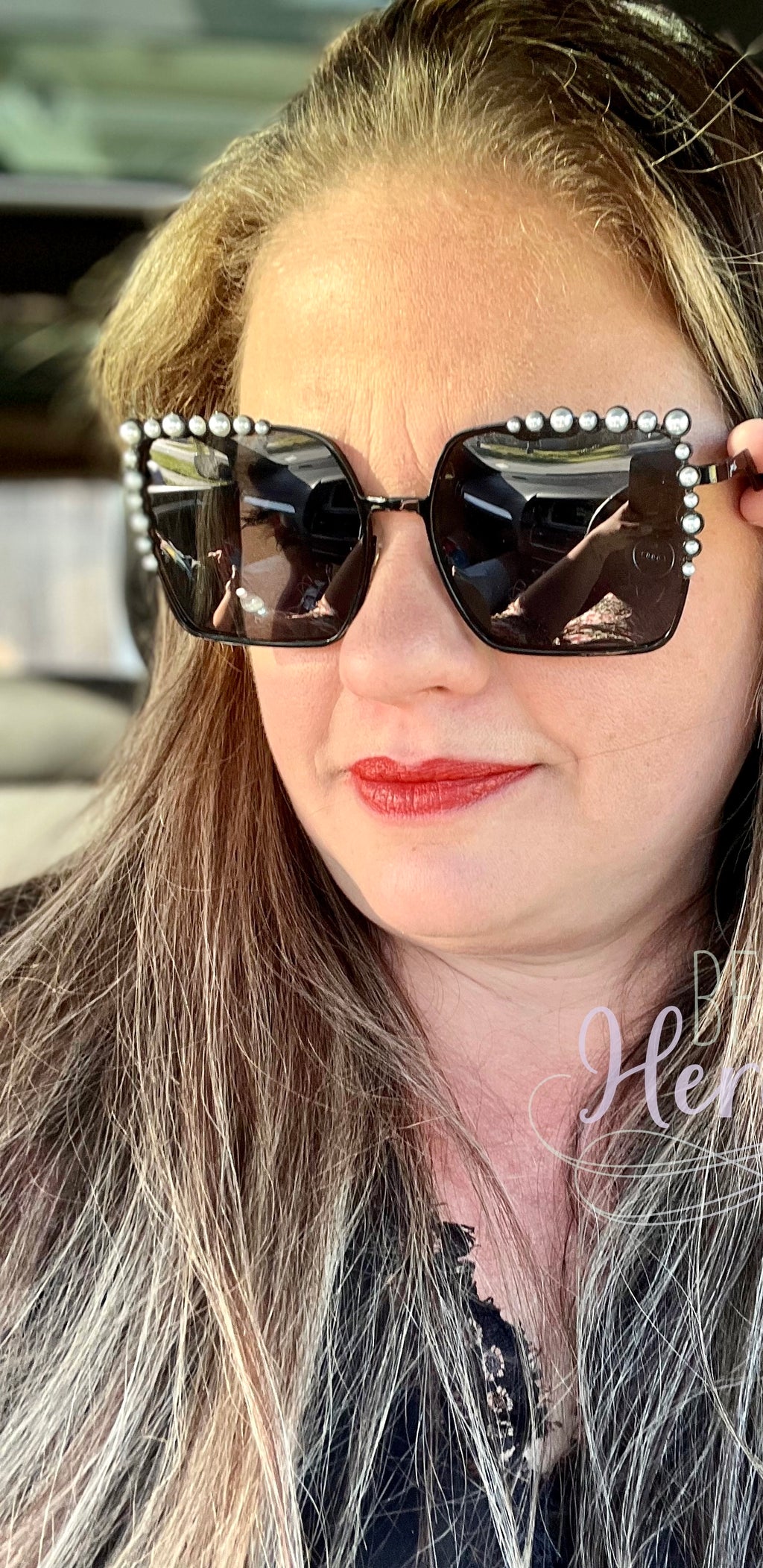 She's Boujee Pearl Sunglasses - BFF Here