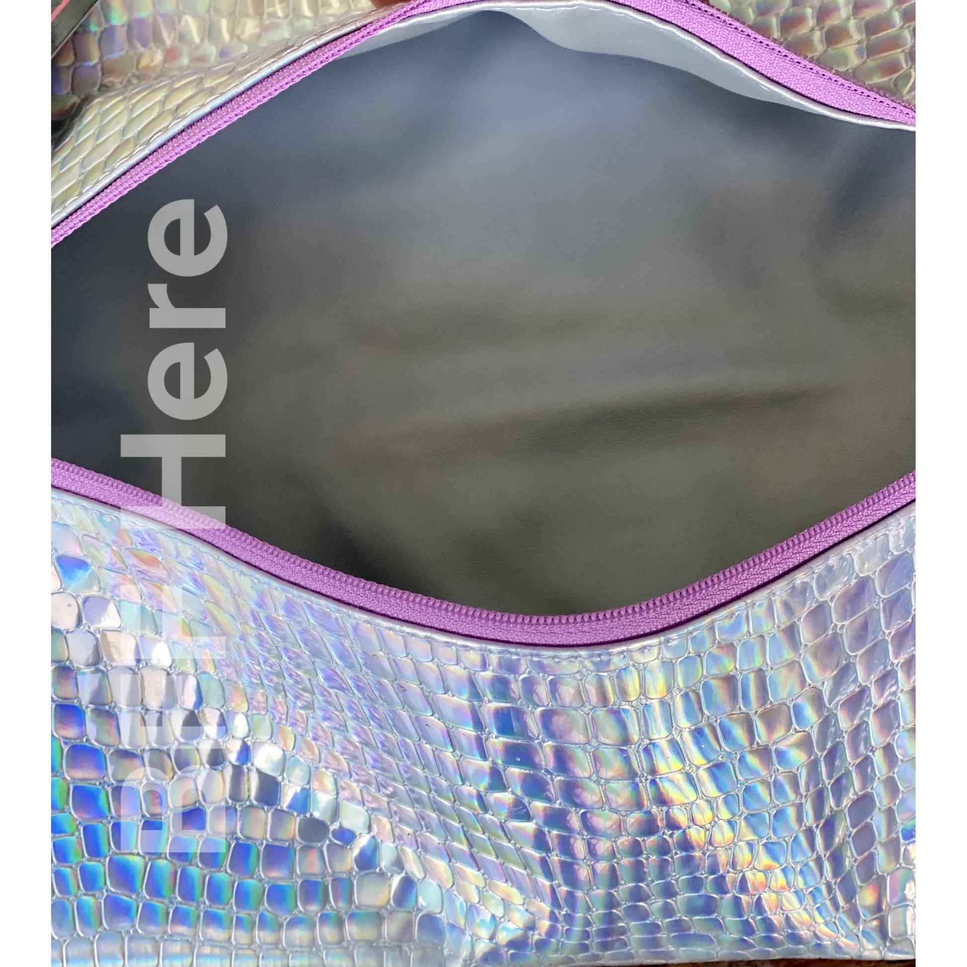 Holographic Gator by Makeup Junkie Bags - BFF Here