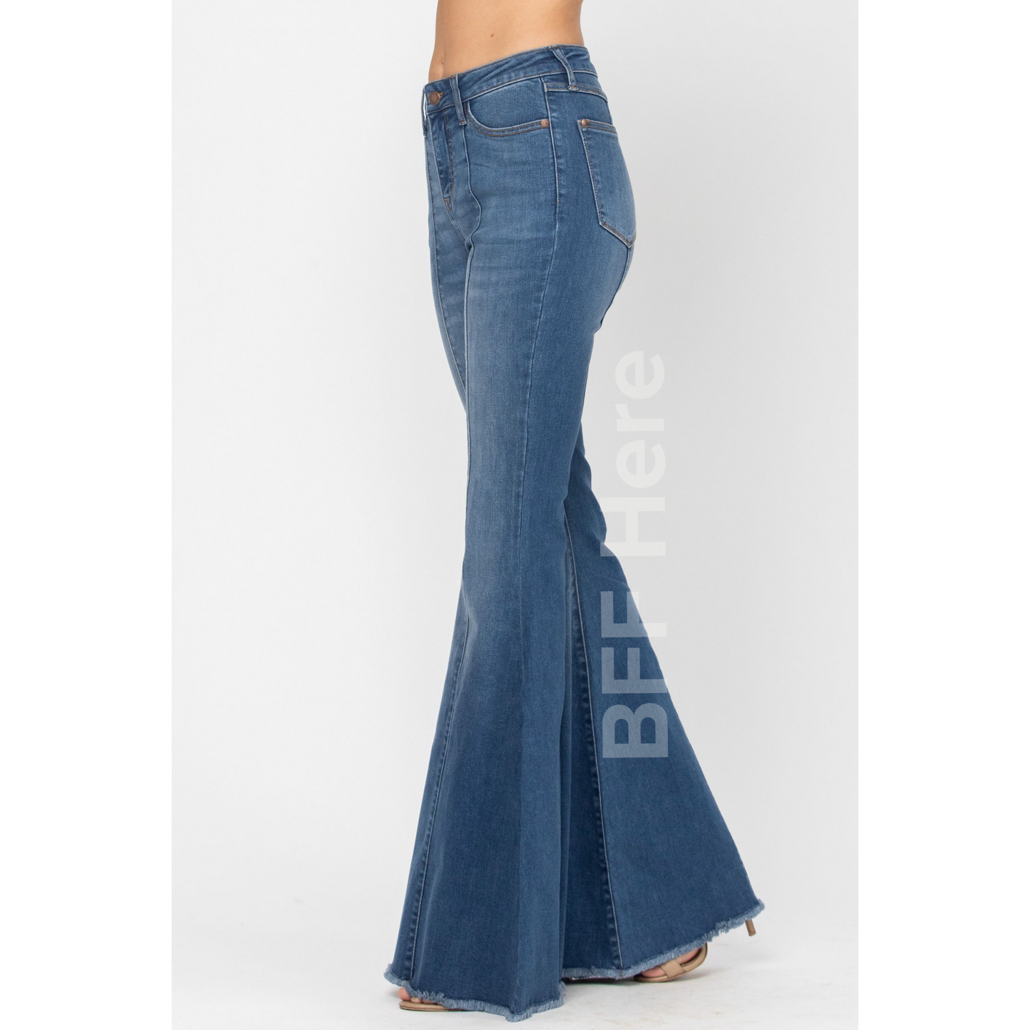 High Rise Flaire Jeans by Judy Blue - BFF Here