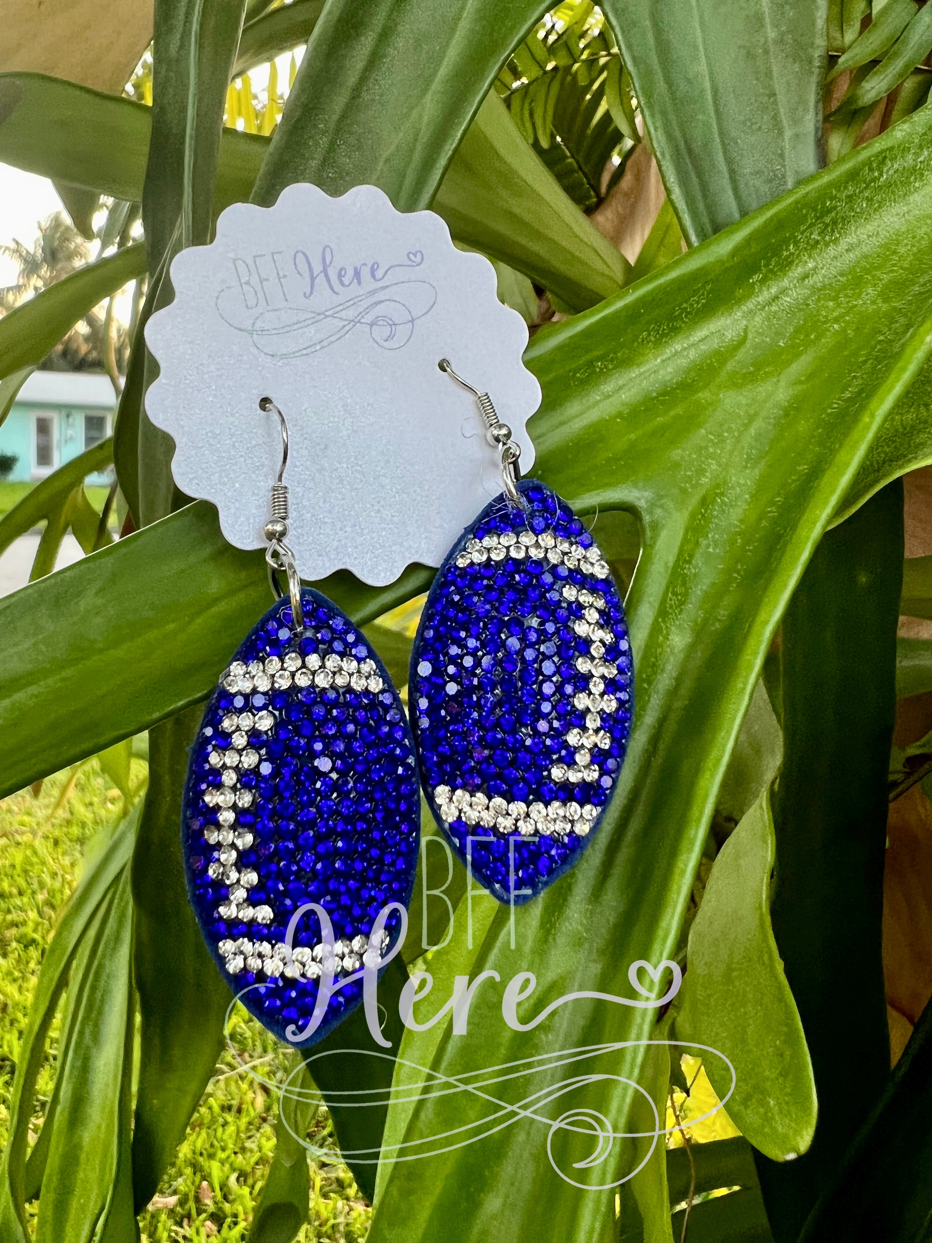 It’s Game Time Football Earrings - BFF Here