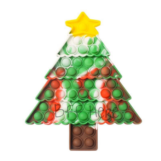 Multi Christmas Tree Pop-It Fidget - BFF Here