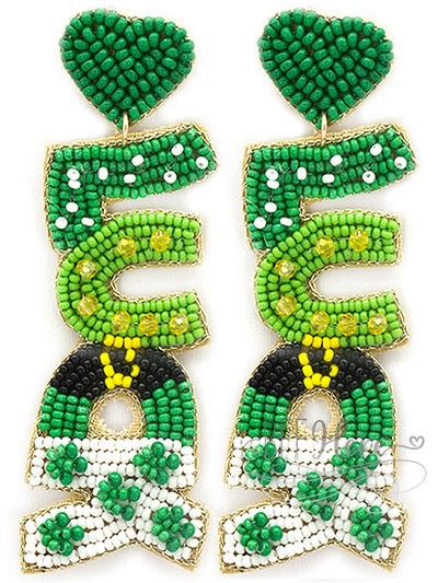 Luck Seed Bead Earrings - BFF Here
