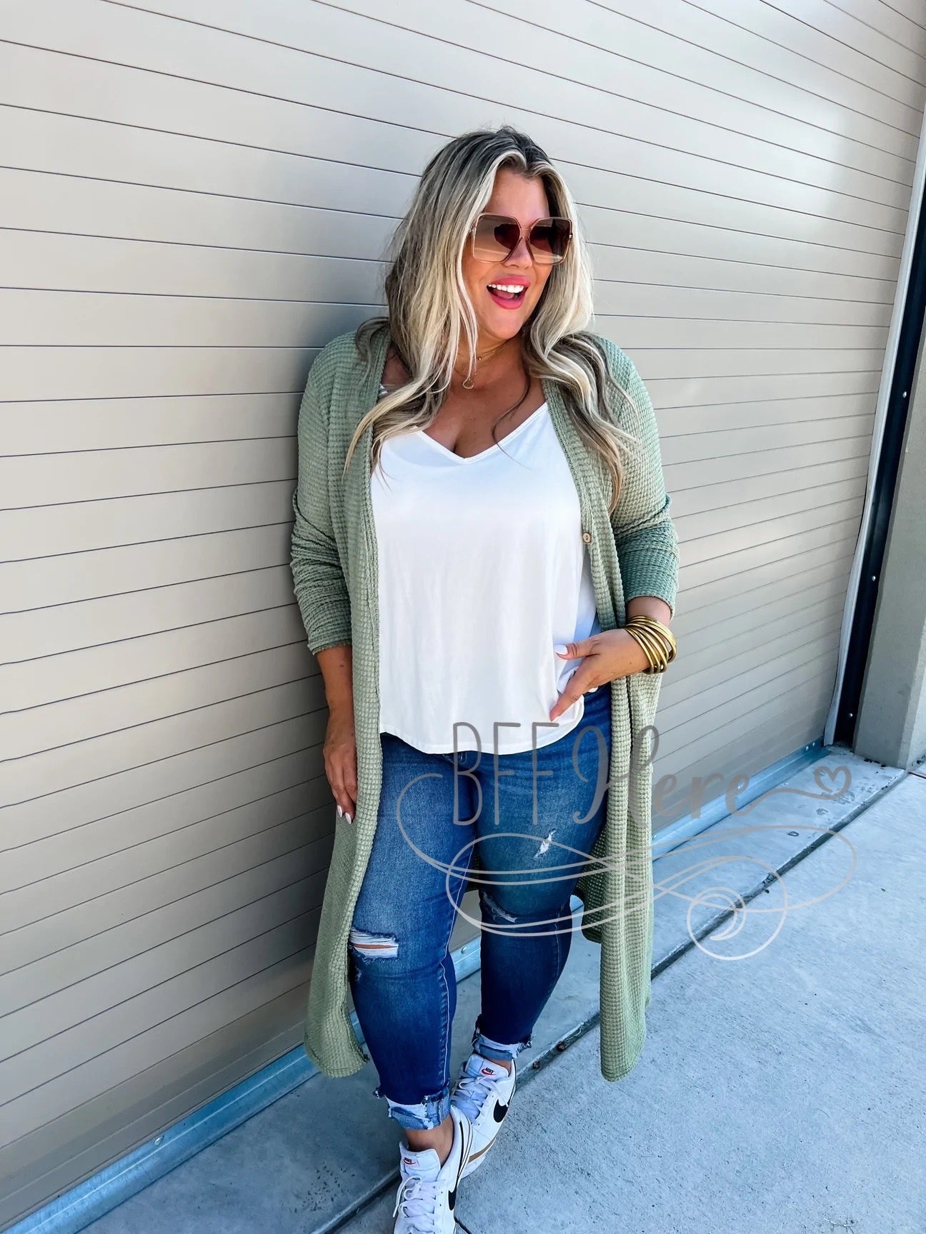 Oakley Cardigan — Sage - BFF Here