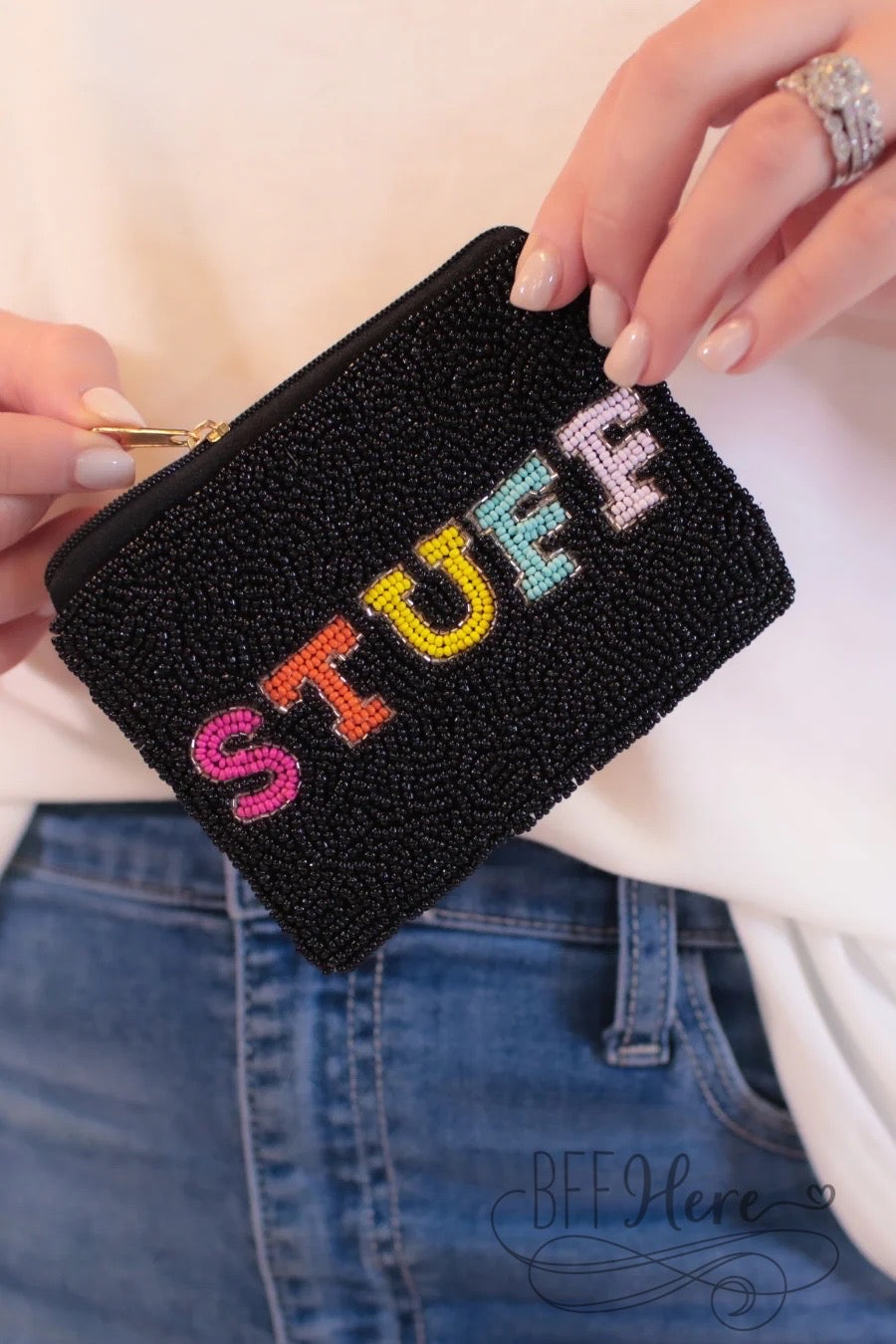 Stuff Coin Clutch - BFF Here