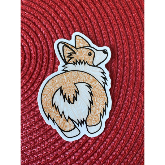 Corgi Bum Sticker - BFF Here