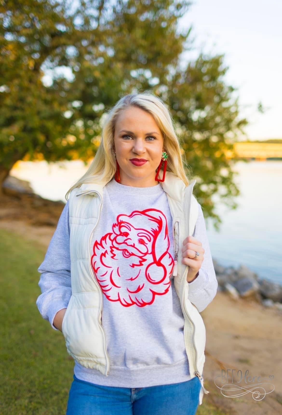 Santa Sweatshirt - BFF Here