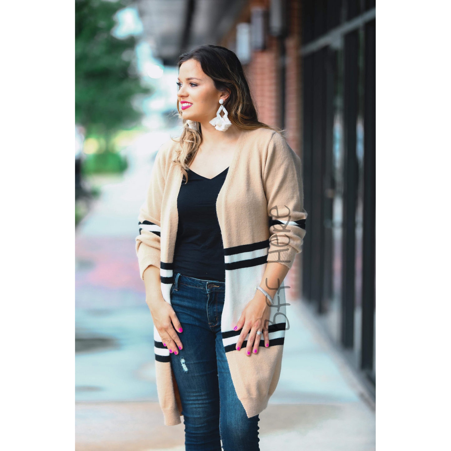 Take Flight Color Block Cardigan - BFF Here