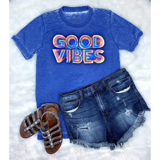 Good Vibes Graphic Tee - BFF Here