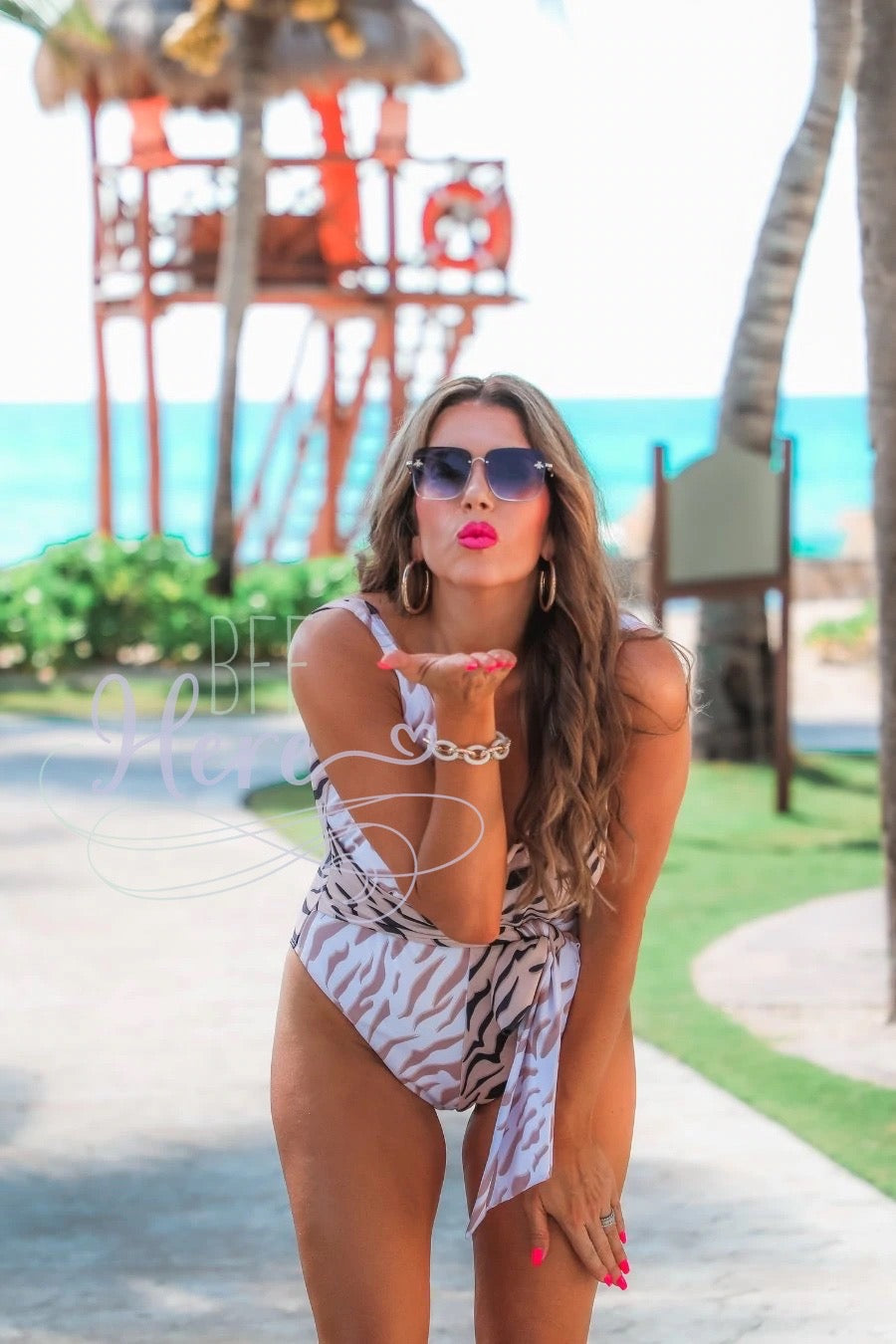 Stay Wild One Piece Swimsuit - BFF Here