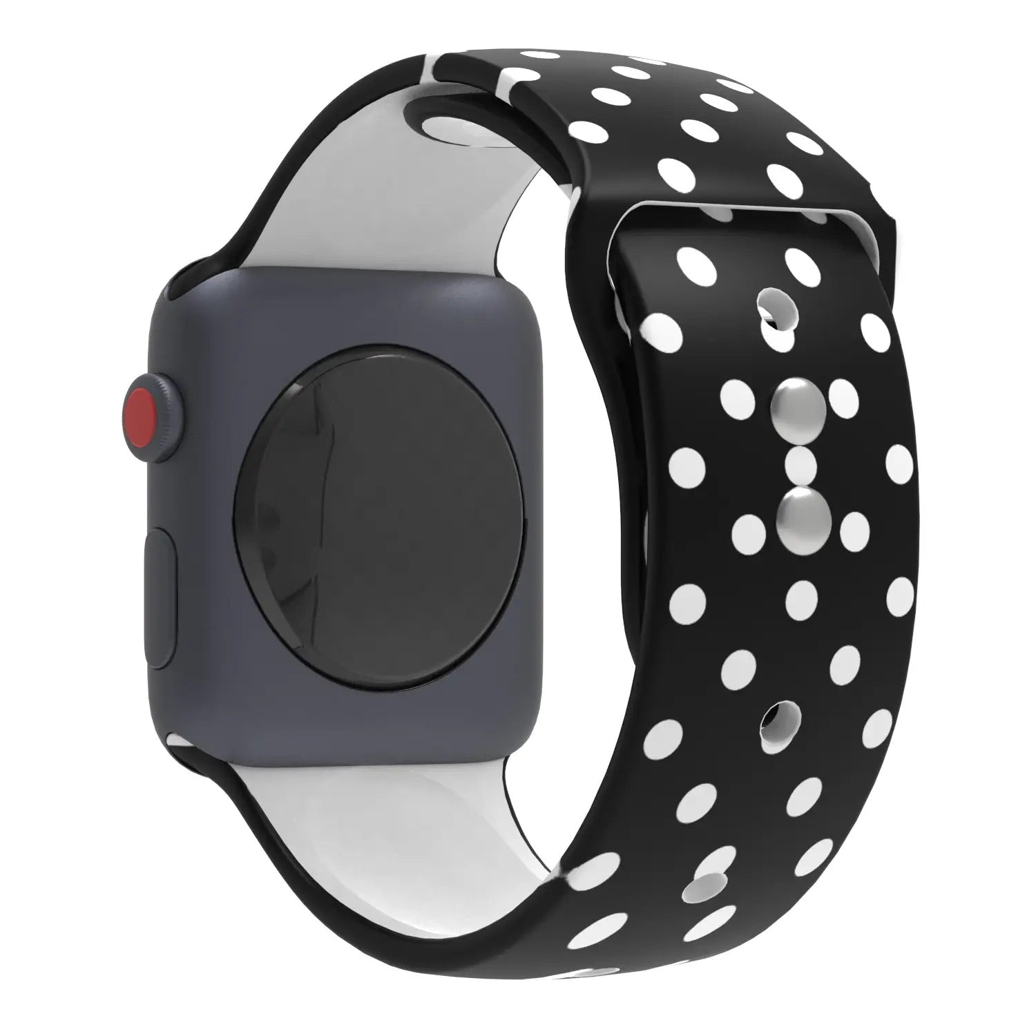 Apple Watch Bands -- White Polka Dots - BFF Here