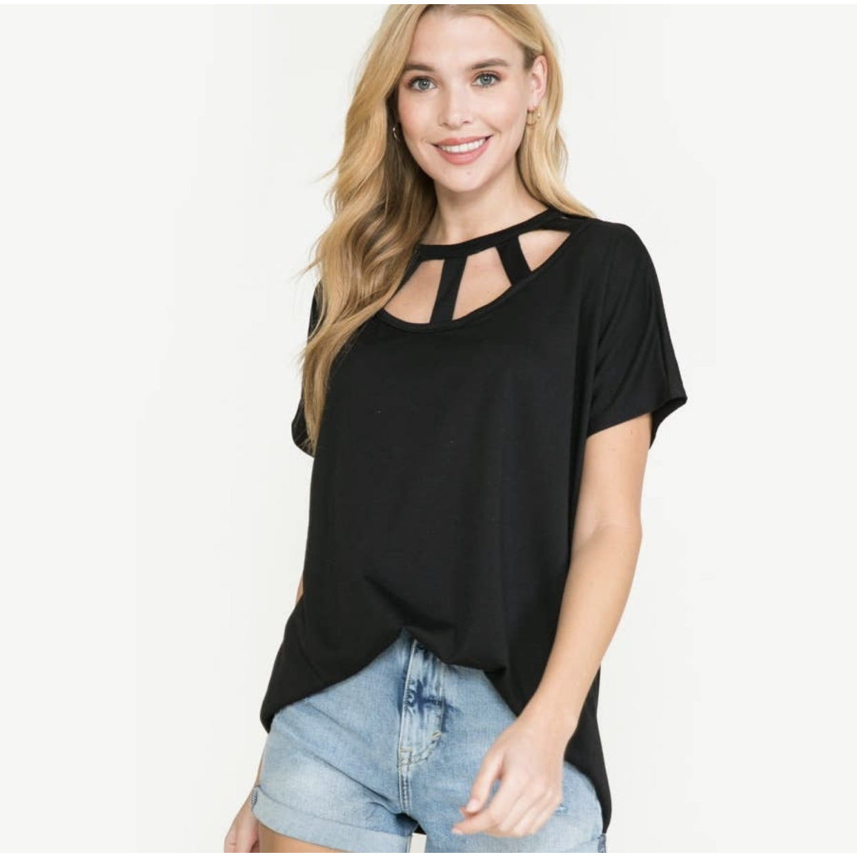 Sandee Round Neck Top - BFF Here