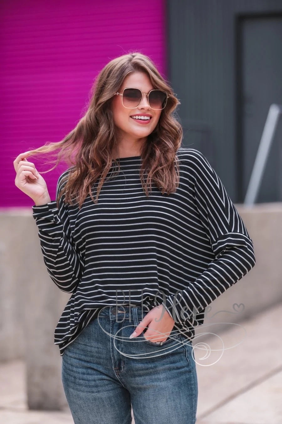 Brooke Boat Neck Top - BFF Here