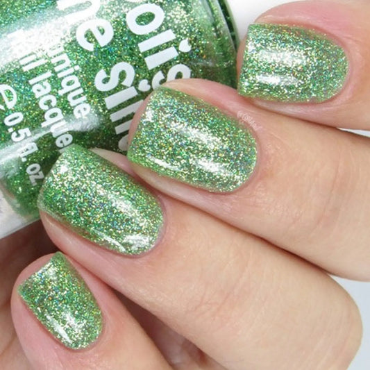 Slime Time - Rainbow Sparkle Nail Polish - BFF Here