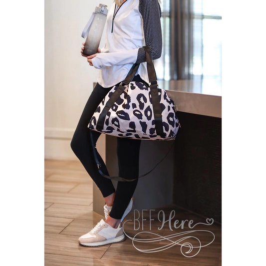 Let’s Go To Paris Leopard Weekender Bag — Choice Of Color - BFF Here