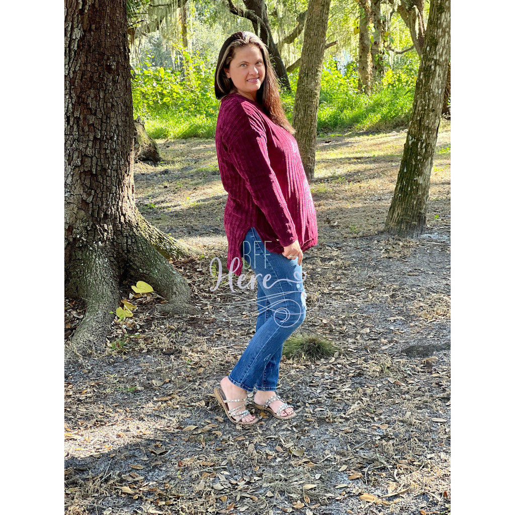 Victoria Chenille Tunic — Choice of Color - BFF Here