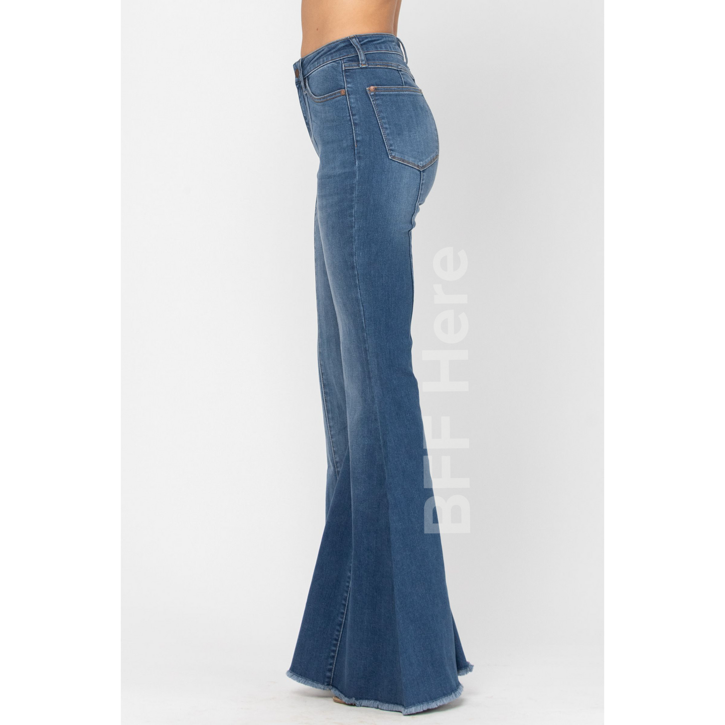 High Rise Flaire Jeans by Judy Blue - BFF Here