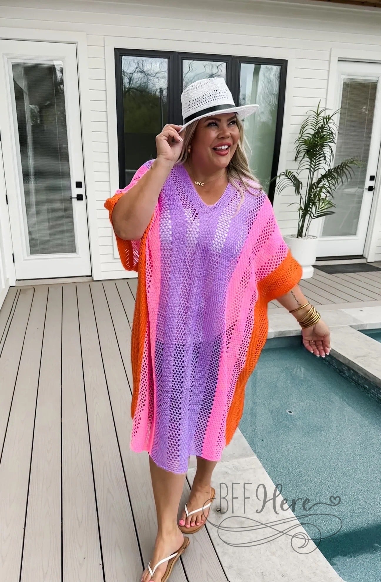 PREORDER — Cancun Coverup / Pink - BFF Here
