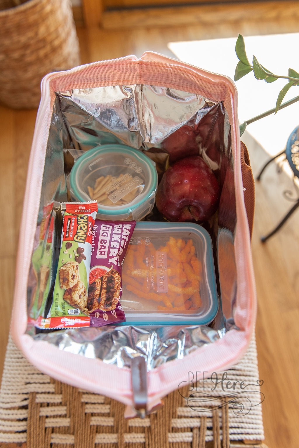 Trendy Cooler Lunchbox / Pink Quilt - BFF Here