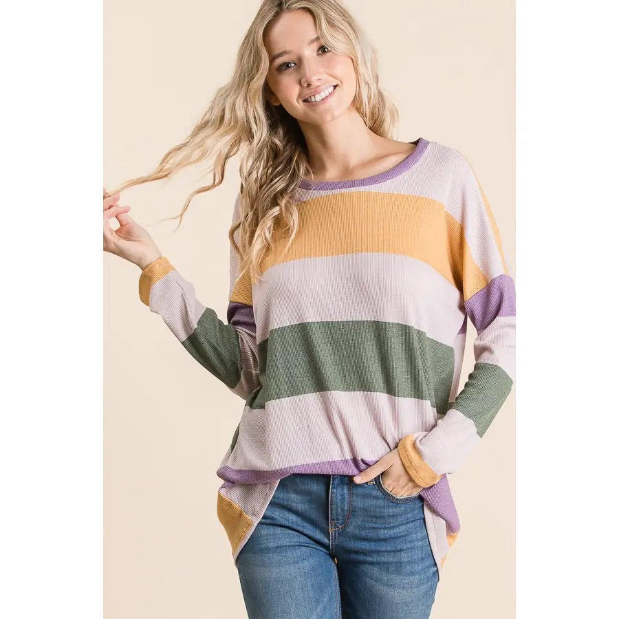 Bold Stripe Knit Top - BFF Here