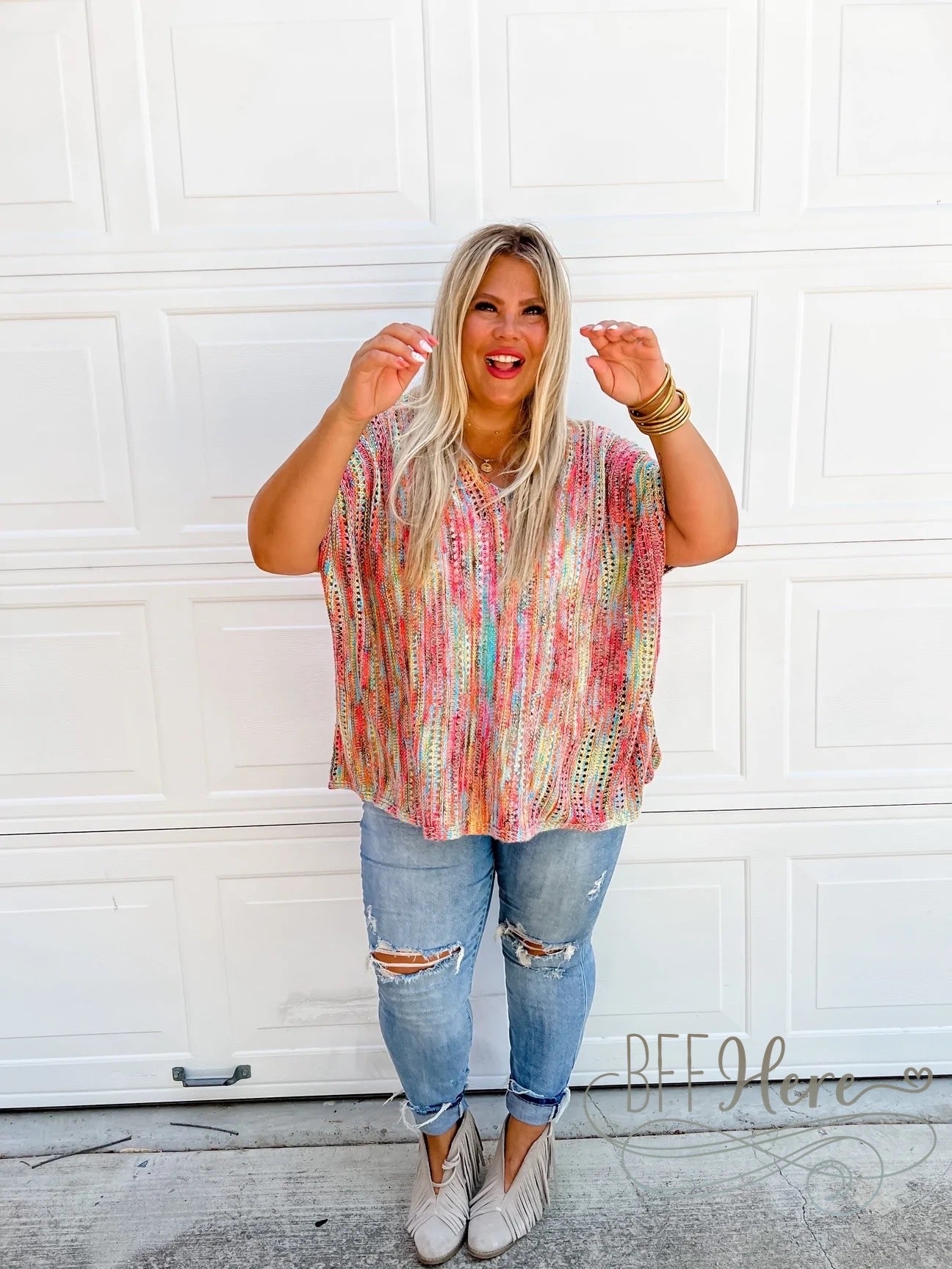 PREORDER-Poppy Poncho Top - BFF Here