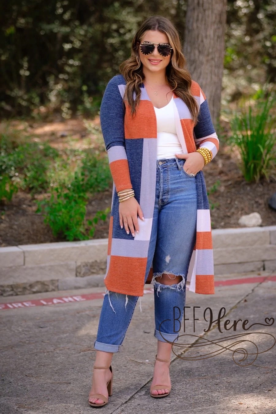 Fall Feeling Color Block Cardigan - BFF Here