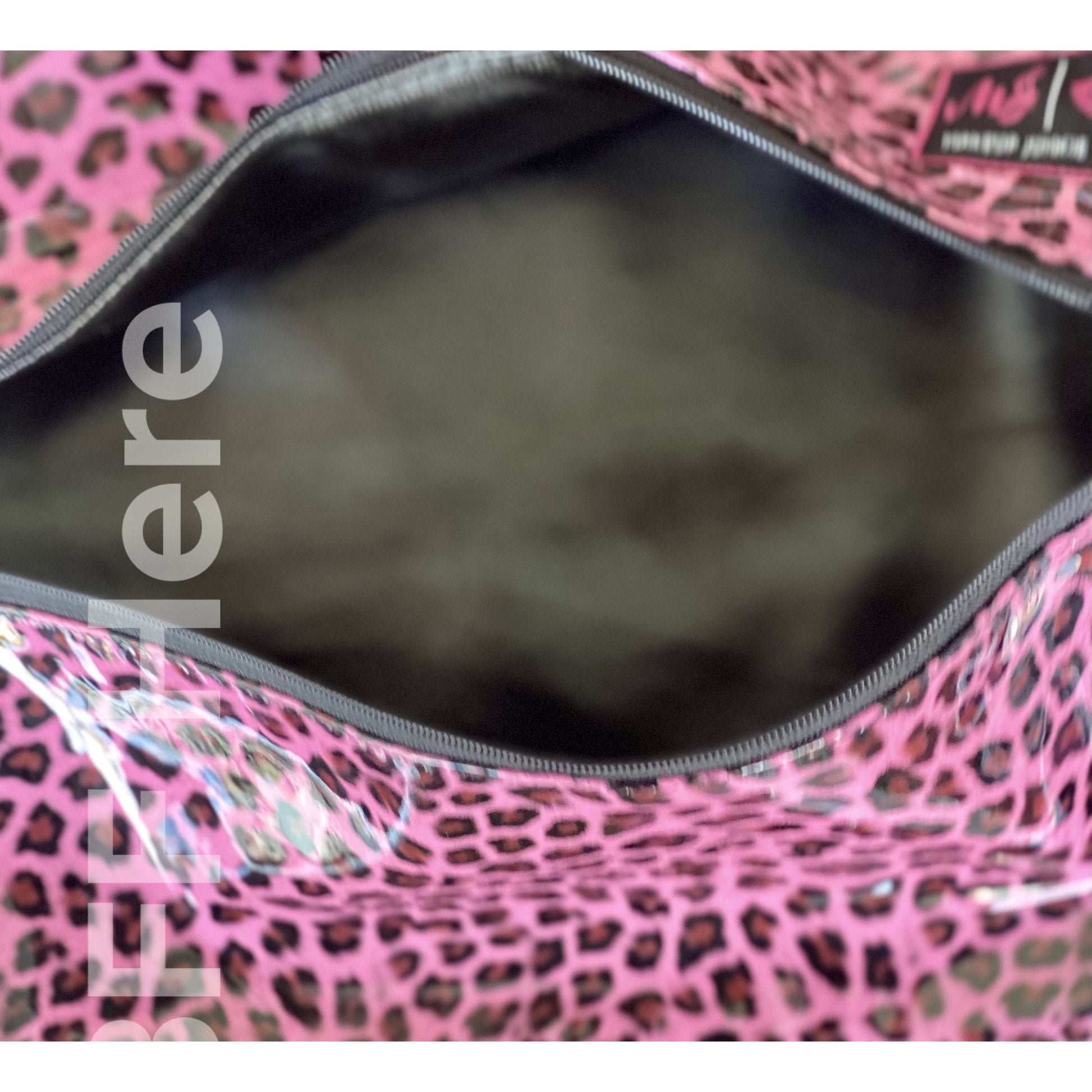 Pink Patent Leopard by Makeup Junkie Bags - BFF Here