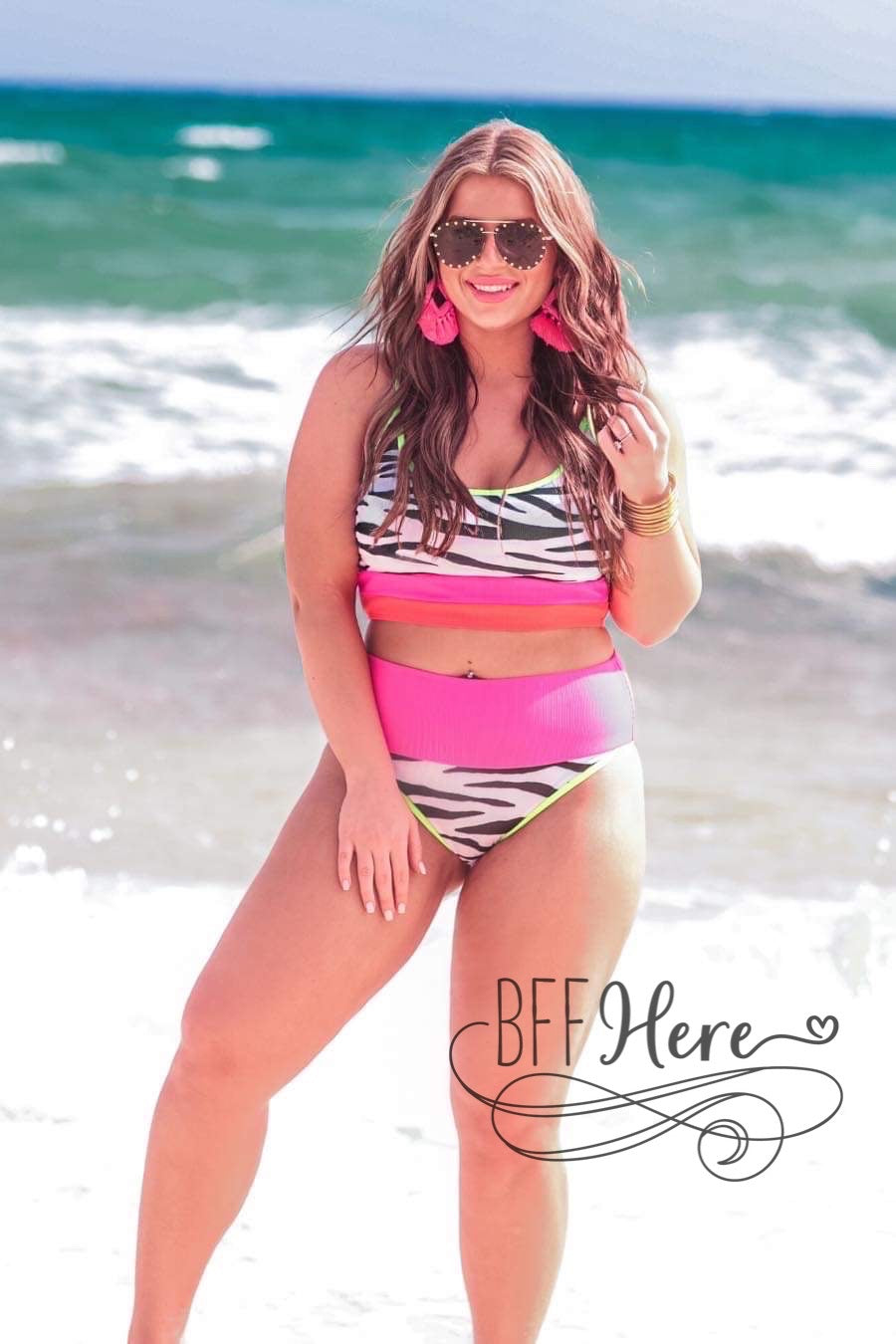 PREORDER—Drive Them Wild Zebra Swimsuit - BFF Here