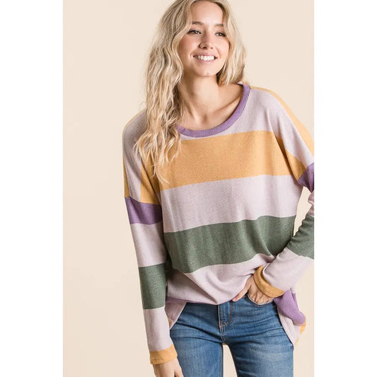 Bold Stripe Knit Top - BFF Here