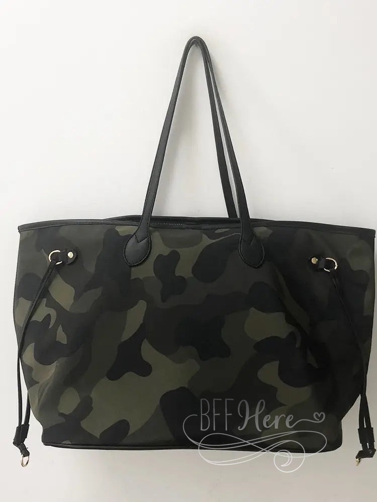 PREORDER—Callie Camo Tote - BFF Here