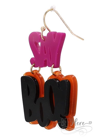 Say Boo Earrings - BFF Here