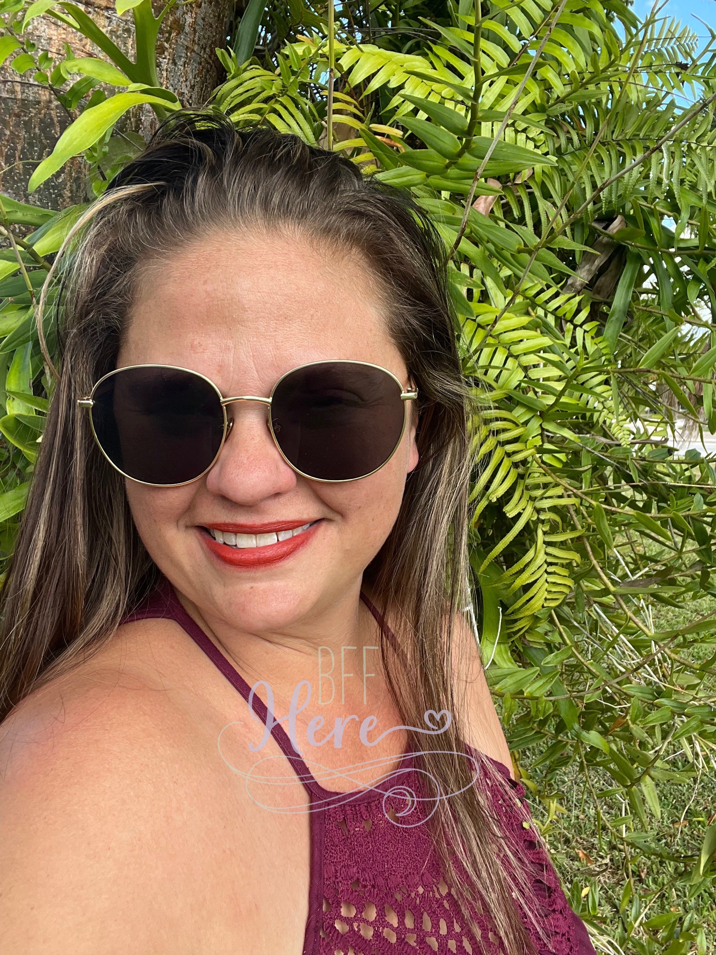 Better By The Pool Round Sunglasses -- Choice of Color - BFF Here