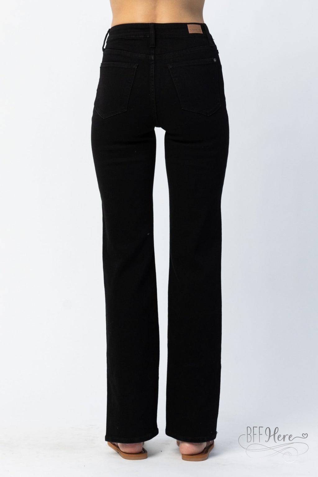 Lisette Black High Waisted Jeans by Judy Blue - BFF Here