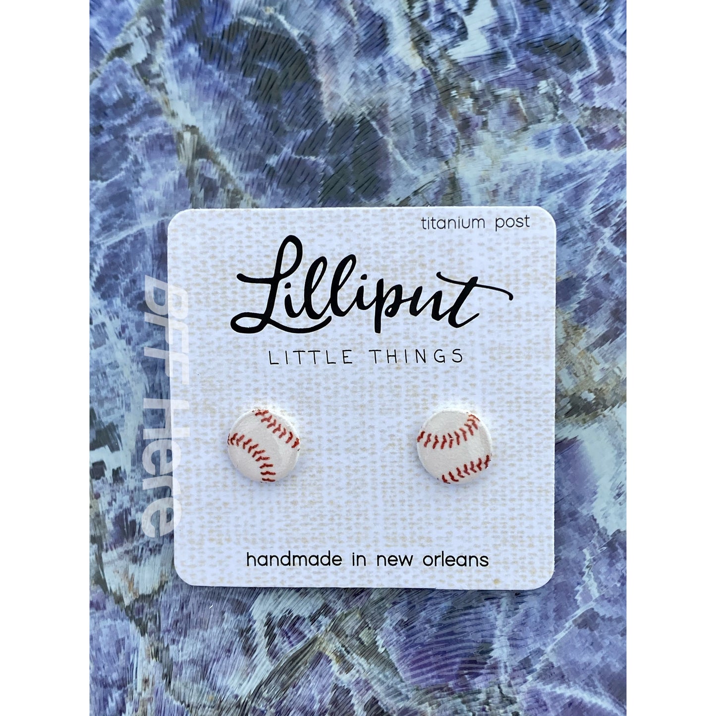 Baseball Earrings - BFF Here