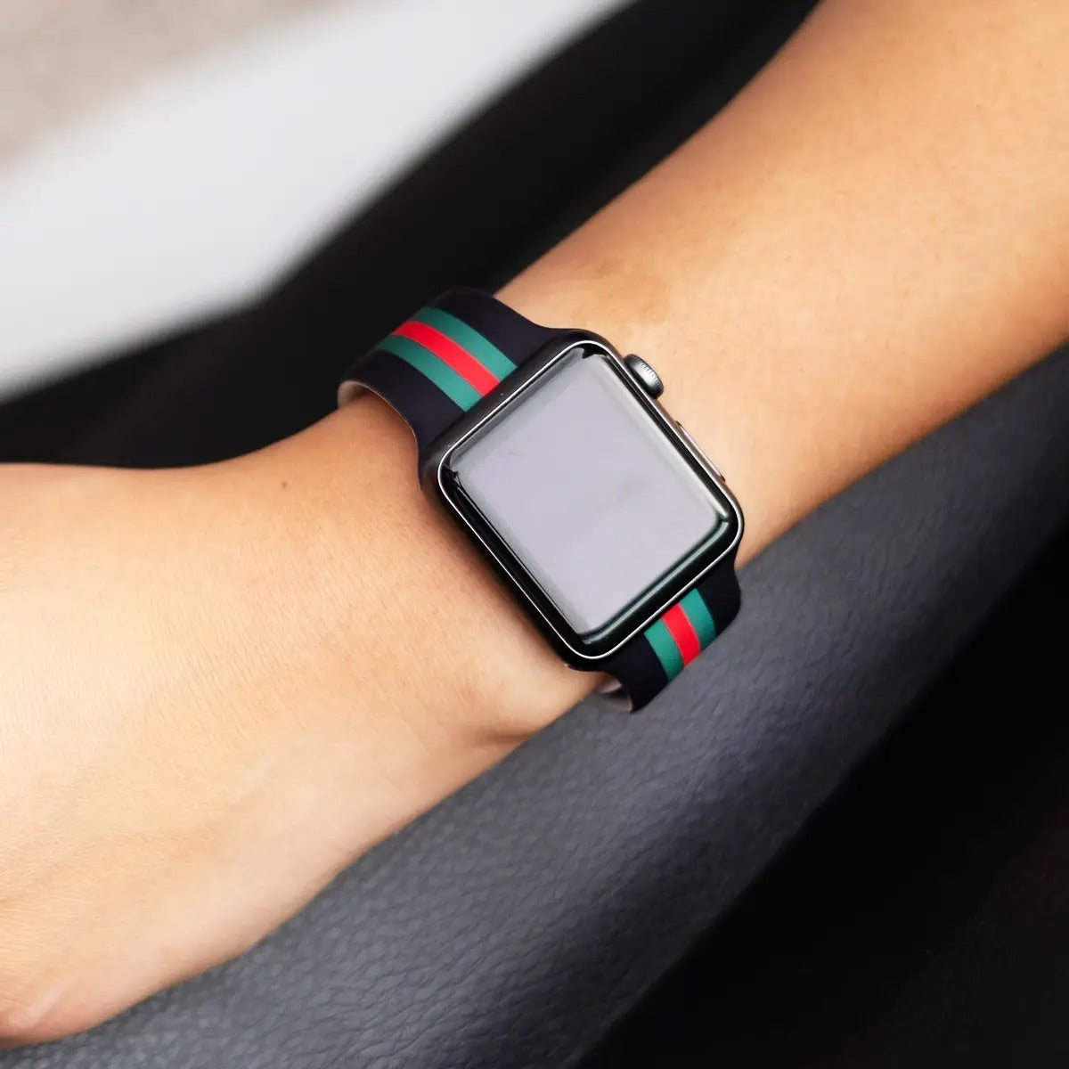 Viv Apple Watch Bands — Black Stripe - BFF Here