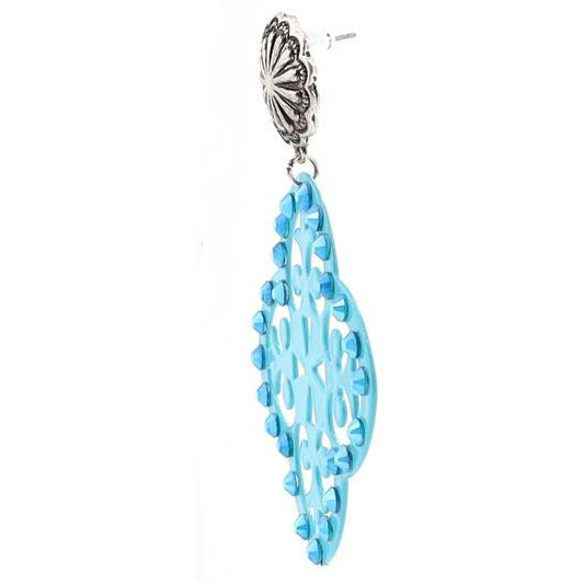 Geometric Quarterfoil Earrings — Choice of Color - BFF Here